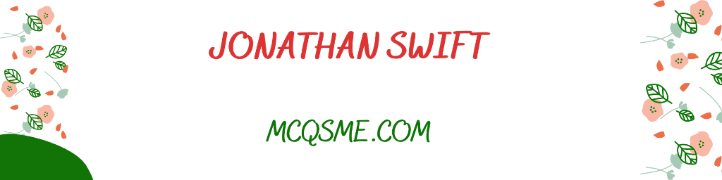 Jonathan Swift mcqs