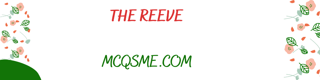 The Reeve mcqs